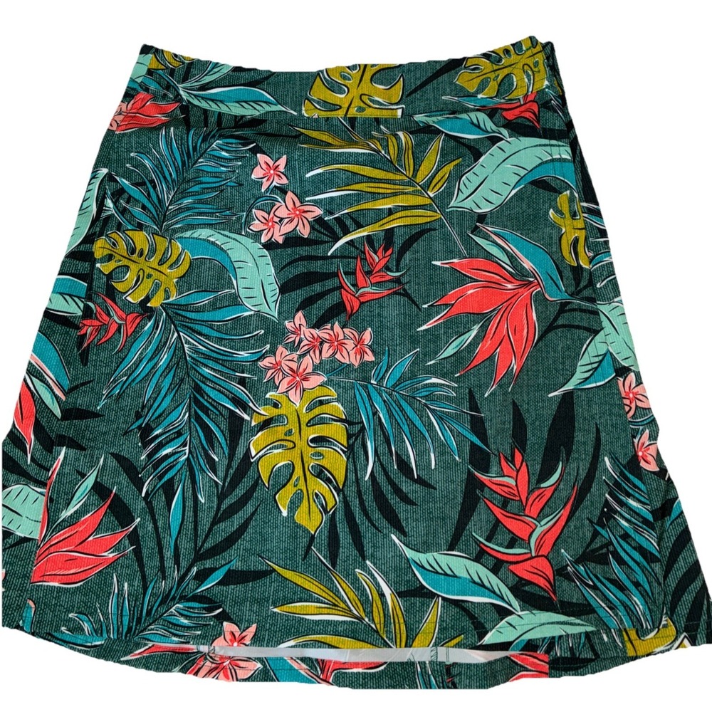 RipSkirt Hawaii Skirt Women XS Hawaiian Bali Jungle Print